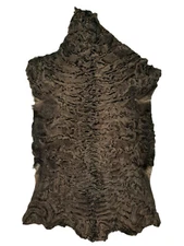 Karakul (Persian Lamb) Hide, Brown, Very Unique