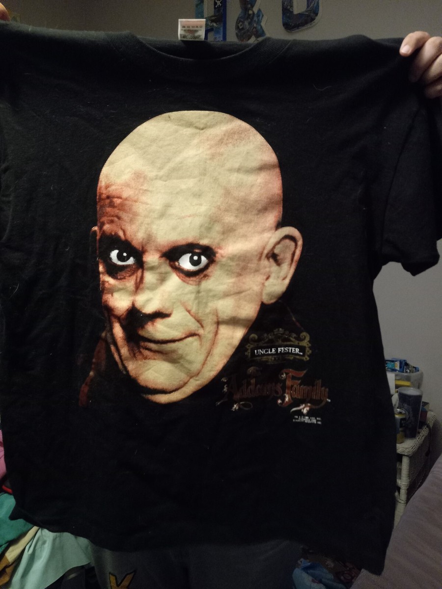 Vintage 90's The Addams Family Uncle Fester Tee T Shirt Size