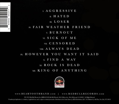 BEARTOOTH AGGRESSIVE NEW CD