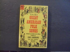 The Dell Book Of Great American Folk Songs pb Jim Morse 1st Print 1st e ID:80390