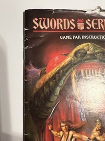NES Nintendo Authentic Original Swords and Serpents Instruction Manual/Booklet