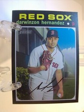 2020 Topps Heritage #381 - Darwinzon Hernandez - Boston Red Sox  20-929