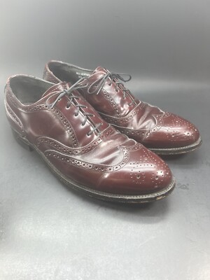 STAFFORD COMFORT PLUS OXFORDS...SIZE 13 STAFFORD Comfort Plus Mens 9.5 D Leather Wing Tip Oxford  main image 2