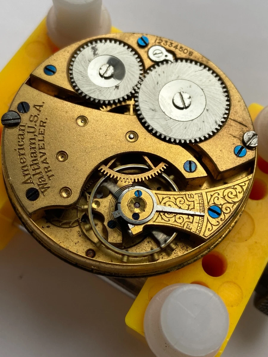 Waltham pocket online watch parts