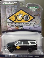 Greenlight 1/64th scale Delaware State Police 2023 Chevrolet Tahoe PPV 100th