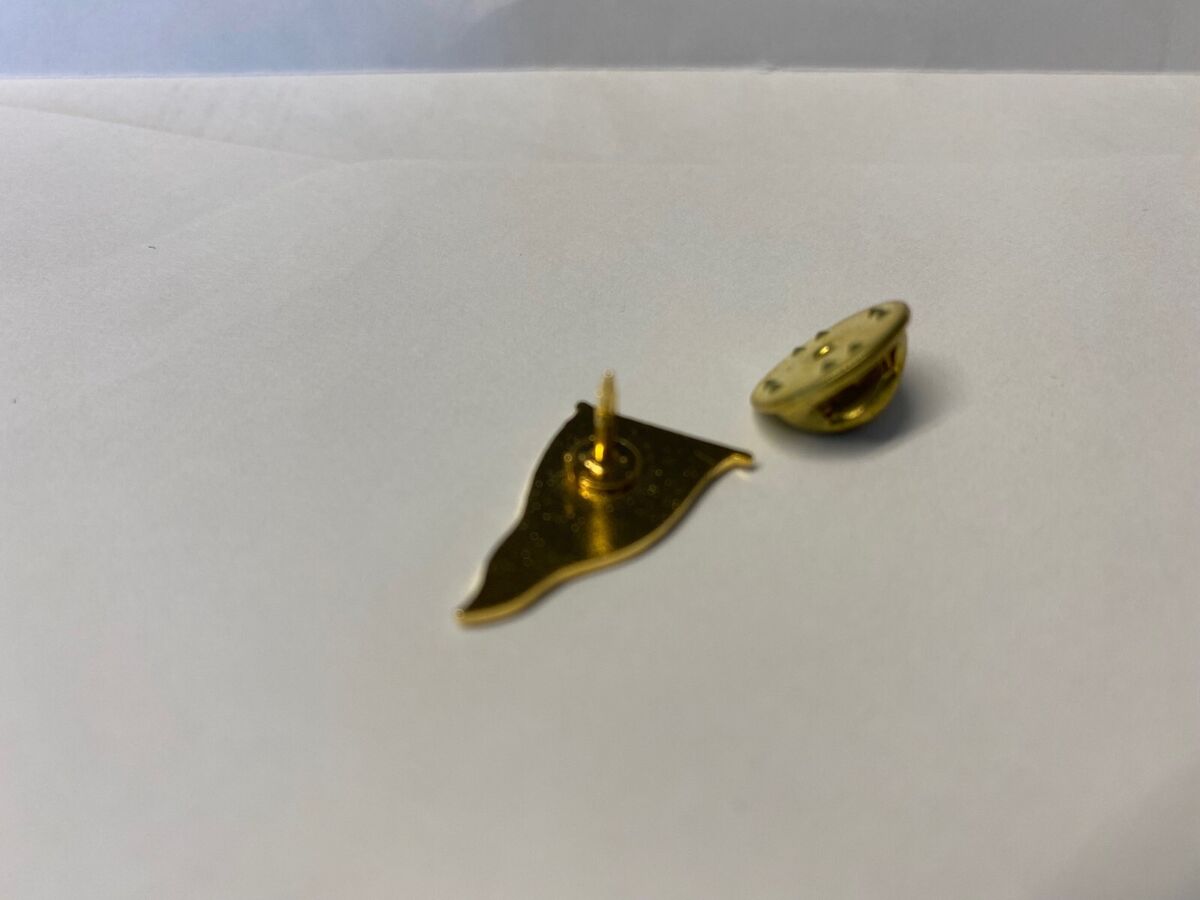 ルイヴィトン ピンバッジ LOUIS VUITTON Pin badge Vuitton cup LV logo Brooch Metal