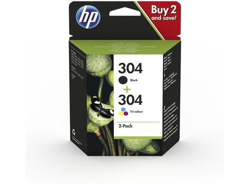 Original HP 304/304 schwarz und farbig Kombo Pack Tintenpatronen für ENVY 5030 - Bild 7 von 8
