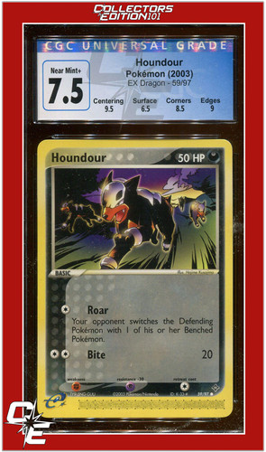 Houndour graded CGC 7.5 for sale on eBay