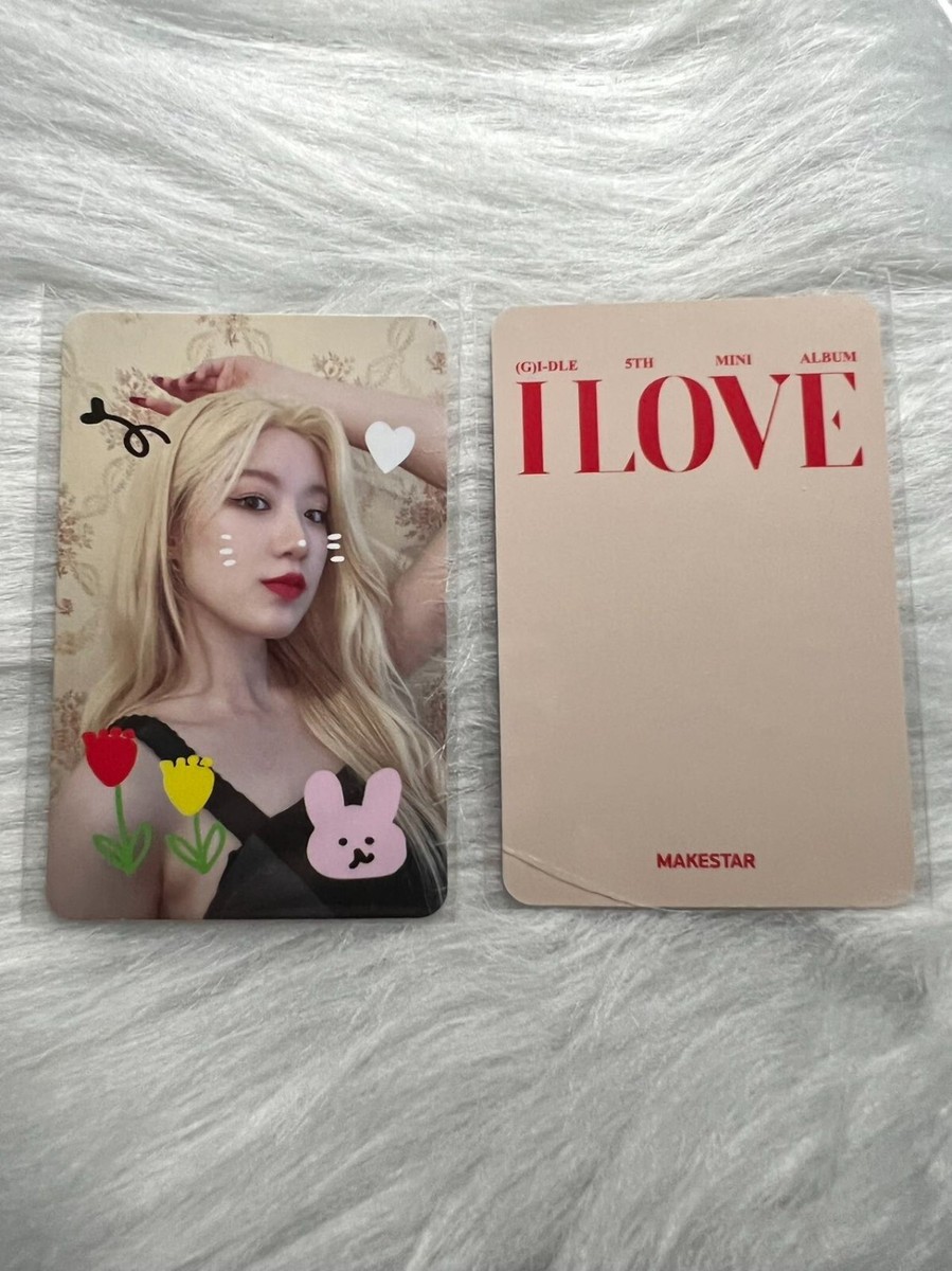 G)I-DLE G-IDLE GIDLE PHOTOCARD I LOVE NXDE MAKESTAR POB