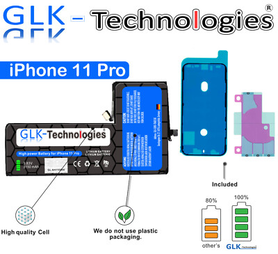 GLK-Technologies Akku für Original iPhone 11 Pro Batterie P R O NEU Ohne Set NEU