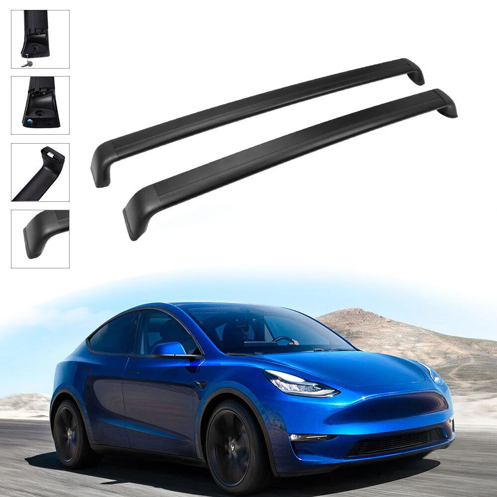 2P Cross Bars For Tesla Model Y 2021 2024 Accessories Roof Rack