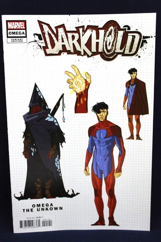 Darkhold Omega #1 Design Variant Omega the Unknown 1st App 2022 Marvel Comic VF-