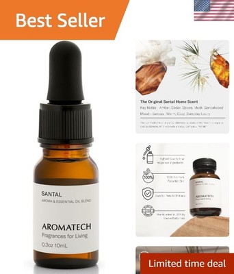 Santal Aroma Essential Oil Blend: Luxury Hotel Inspired Aromatherapy with Amb...