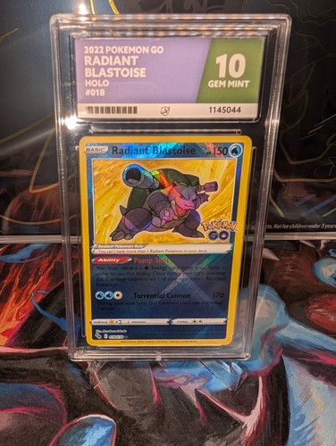 Radiant Blastoise graded ACE 10 for sale on eBay
