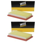 Wix Set of 2 Engine Air Filters for Infiniti Q50 3.5 3.7 V6 2014 - 2018