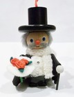 Steinbach Germany Opera Fan Flower Bouquet Top Hat Cane Wooden Wood Ornament — photo 3