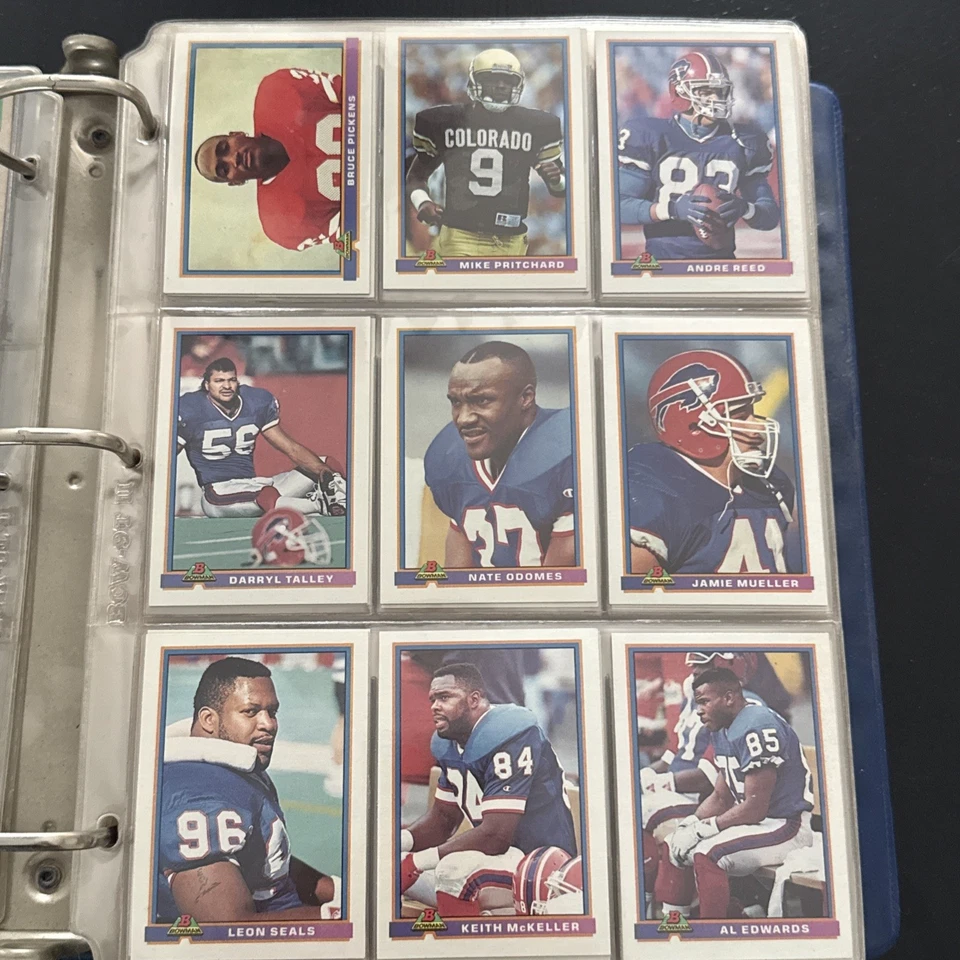 1991 Bowman Football Card #s 1-187 +Rookies -You Pick - NFL Trading Cards - Image 4 of 4