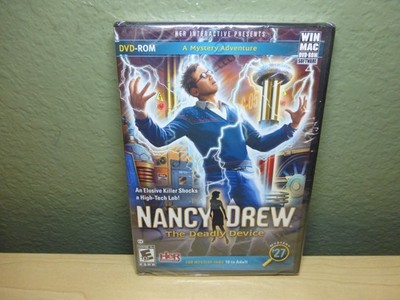 Nancy Drew: The Deadly Device (Windows/Mac, 2012) DVD-ROM Brand New