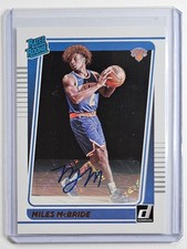 Miles McBride Knicks 21-22 Donruss, Rated Rookie RC Auto ✍️