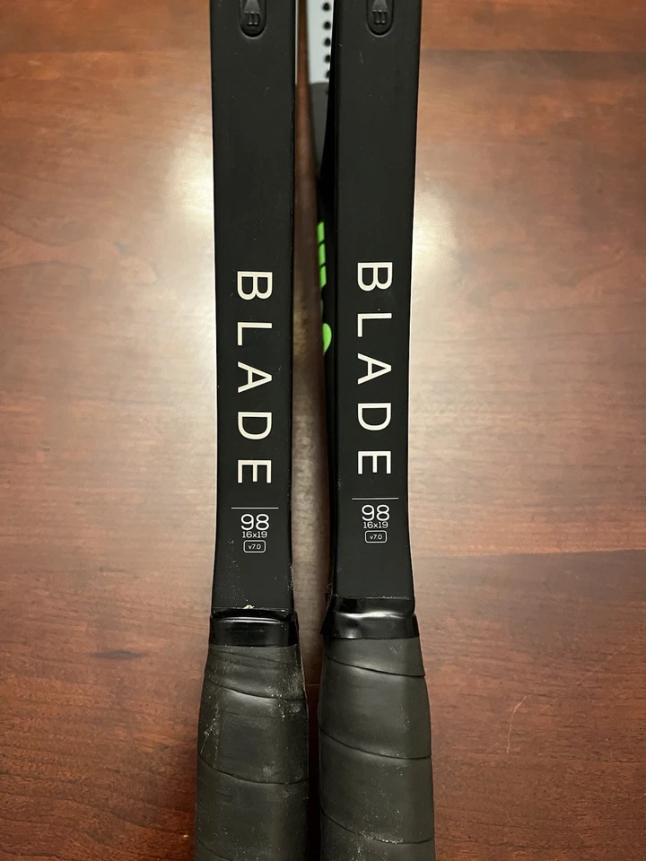 Wilson Blade 98 (16x19) V7 Tennis Racquets - Grip 4 3/8” - Image 4 of 4