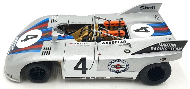 Autoart масштаб 1/18 литая модель 87181 — Porsche 908/03 Nurburgring 1971 Martini No4 - Изображение 4 из 4