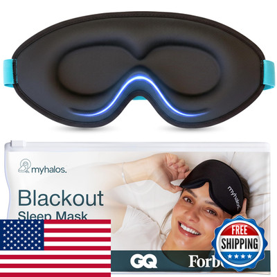 Myhalos Sleep Mask 3D Blackout Eye Mask For Women Men Side Sleepers Zero