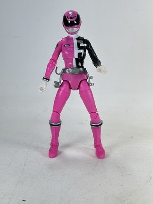Figura De Acción Power Rangers Lightning Collection - Ranger Rosa S.P.D. 15 Cm, Con Casco Intercambiable Y Accesorios