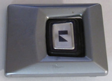 1980's AMC AMERICAN MOTORS SEAT BELT  BUTTON END CAP SILVER OEM JEEP EAGLE