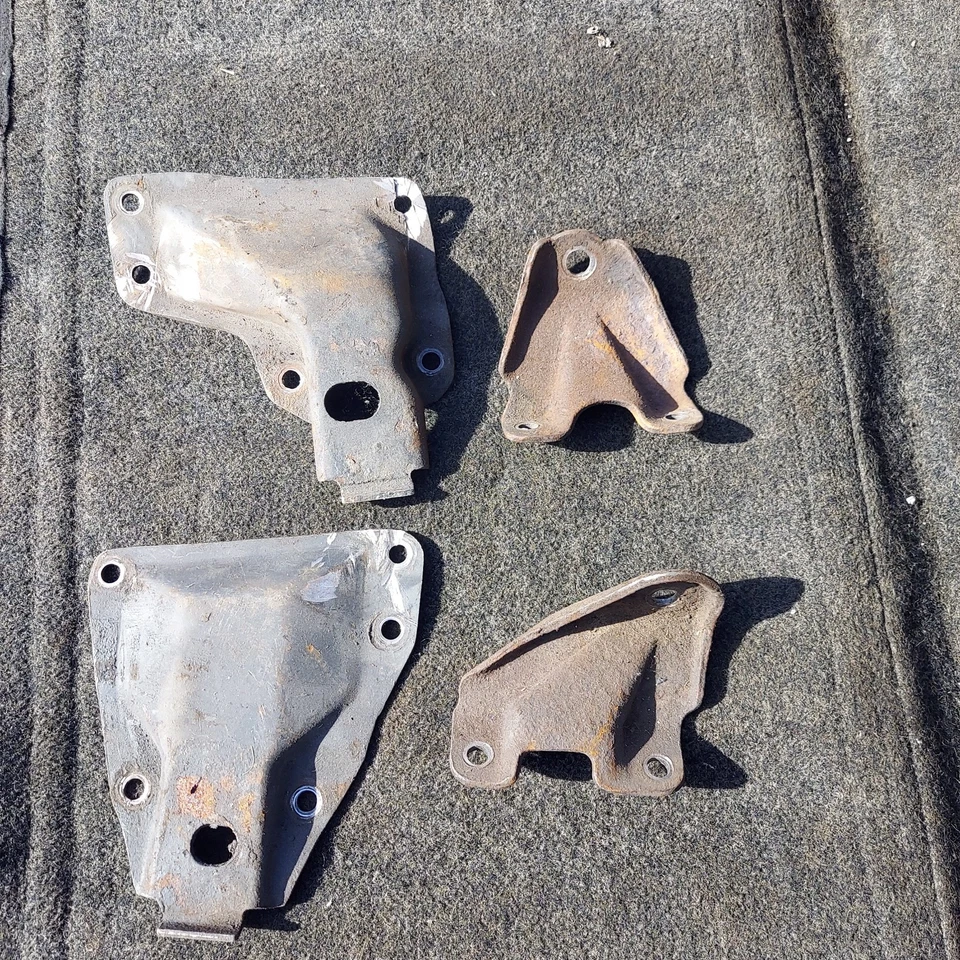 Pontiac Firebird 400 1967 1968 1969 71-74 Ventura V8 monturas de cuadro de motor OEM GM Foto 3 de 4