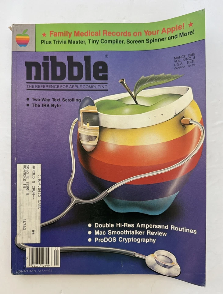 Nibble Magazine Apple II Reference 1995 Vol 6 Complete Set Of 12 Vintage Apple - Image 4 of 4