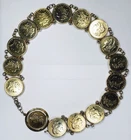 *MORGAN SILVER DOLLAR BELT* *CONTAINS 16 MORGAN DOLLARS* NR #G3976
