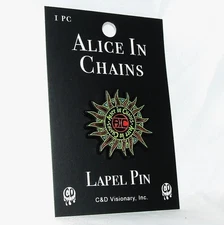 Alice In Chains Sun Logo Lapel Pin Rock