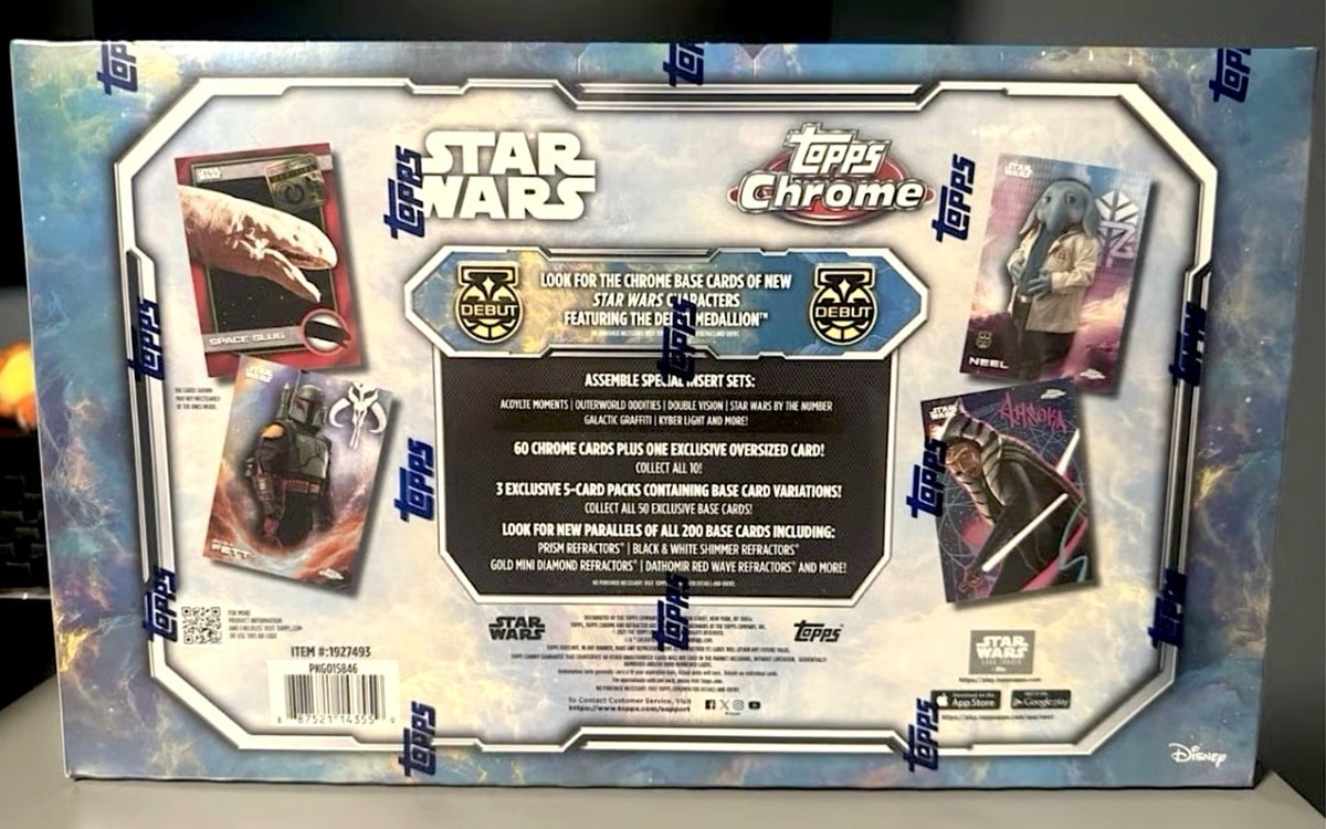 2025 Topps Chrome Star Wars Superbox Trading Cards | eBay