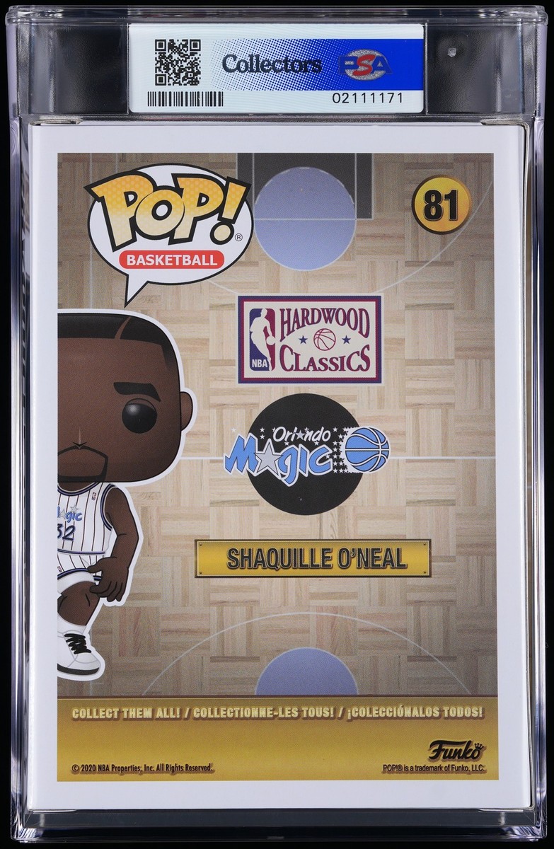 Funko POP! Basketball 81 Shaquille O'Neal PSA GEM MINT 10 | eBay