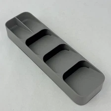 Joseph Joseph Drawer Store Compact Utensil Organizer Gray Cutlery Flatware Tray