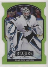 2020-21 Upper Deck Allure Green Quartz 95/99 Martin Jones #31 au7