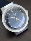 Vintage 1979 Men’s Timex Blue Dial Automatic Hidden Lug Watch -  Refurbished