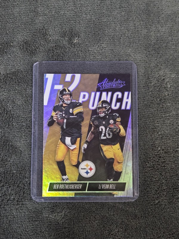 2018 Panini Absolute - One Two Punch Ben Roethlisberger, Le'Veon Bell #OTP-BL