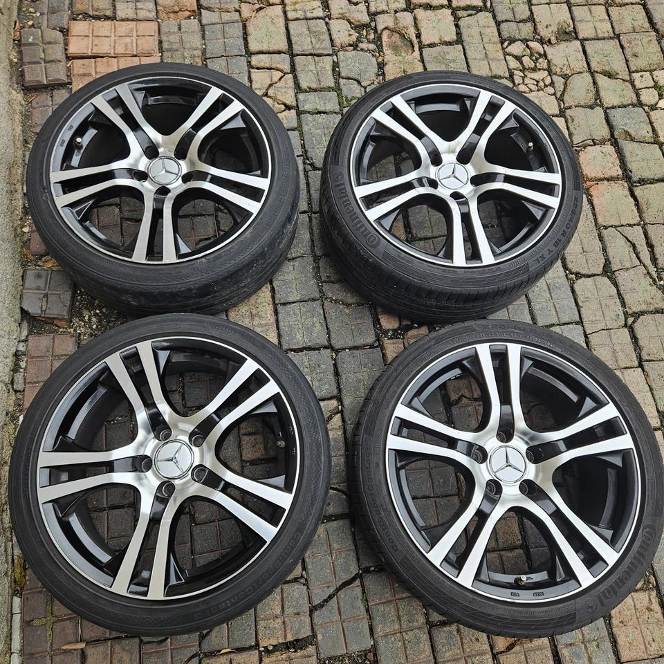 Felgen Platin RP1 18" 5x112 225/40 Reifen Mercedes W204 W205 W212 W176 245G ClA - Bild 2 von 4