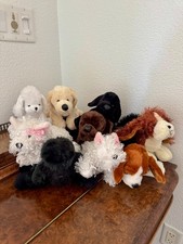 Ganz Webkinz 9 Out of Production / Retired Dog Plush No Code Clean w Ganz Tag