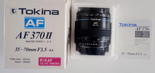 Objectif TOKINA AF370II 35-70mm F3.5-4.6 ratio 1:5.4 Pour Pentax P/K AF