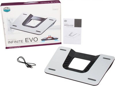 Cooler Master NotePal Infinite EVO Dual Silent Fans Laptop Cooling Pad up to 17 