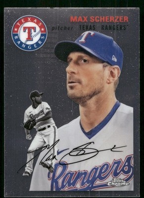 Max Scherzer - 2023 Topps Chrome Baseball - 1954 Topps #226
