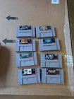 New ListingVintage Super Nintendo SNES Game Cartridge Lot – 8 Games