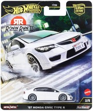 NEW Hot Wheels Car Culture Ronin Run 2 II '07 HONDA CIVIC TYPE R 1:64 JBK53