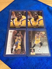 Lotto 4 carte mazzo superiore Magic Johnson