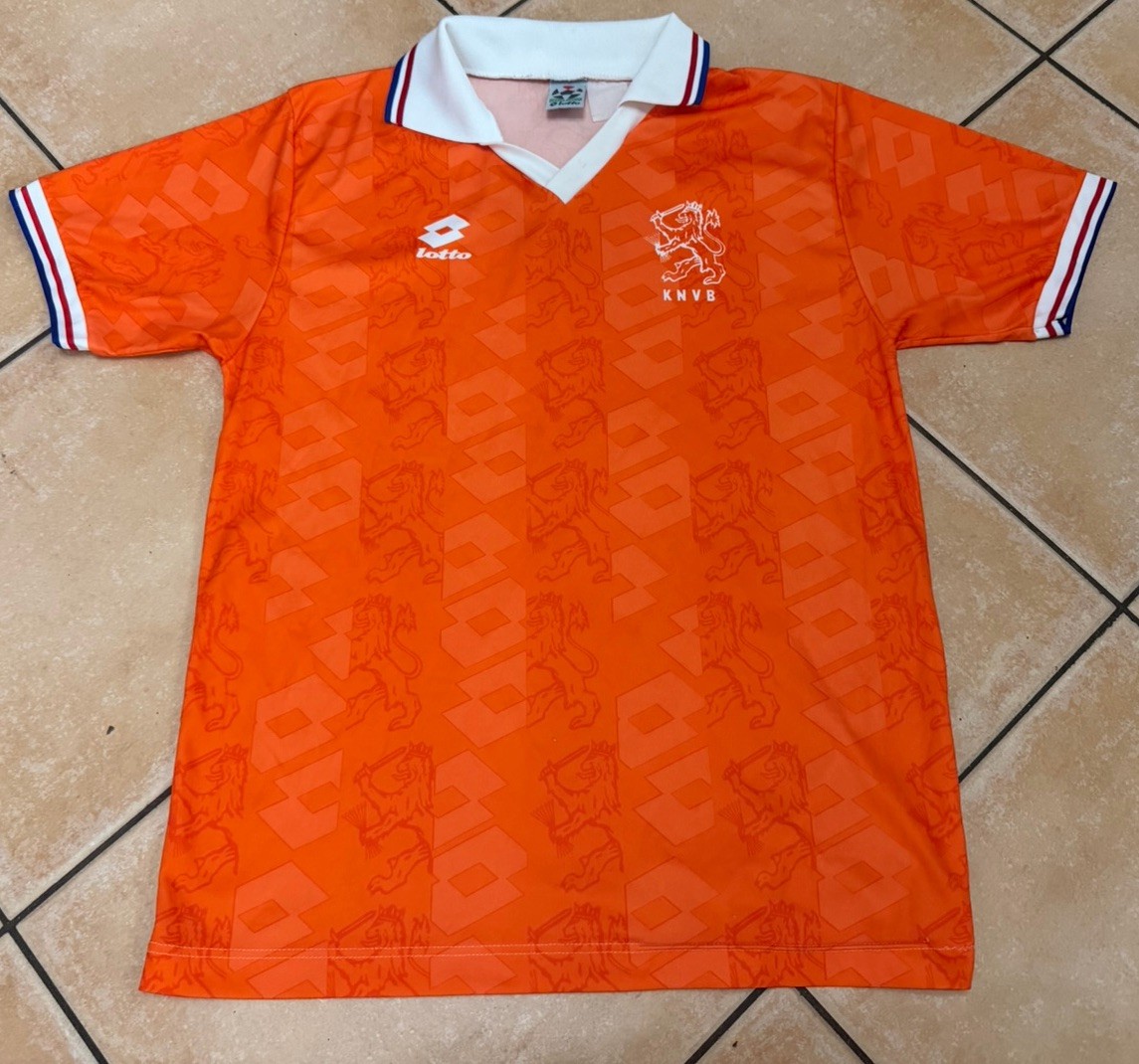Maglia Rara Olanda Lotto Netherlands Holland vintage Knvb Nazionale Olandese