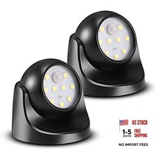 6000K Waterproof Wireless Battery Powered LED Wall Light Fixture with 2 Pack