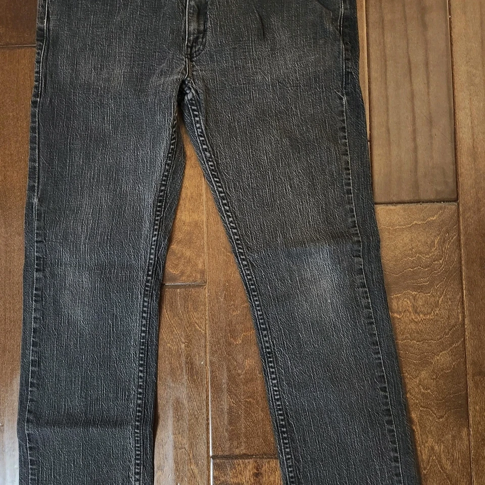 Adam Levine The Dean Mens Black Gray Heathered Denim Straight Leg Jeans Sz 34X32 - Image 3 of 4