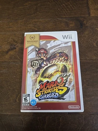 Mario Strikers Charged (Nintendo Wii, 2007) CIB Complete Tested Working